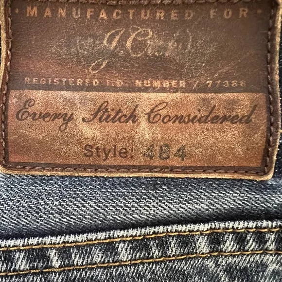 J Crew Kaihara Japanese Denim Men Jeans Style 484  W33 L 32 EUC - Picture 14 of 14